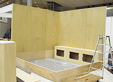 木工造作の施工現場 ご提案から設営までの流れ 1 2koma 1 2小間展示会ブース装飾専門